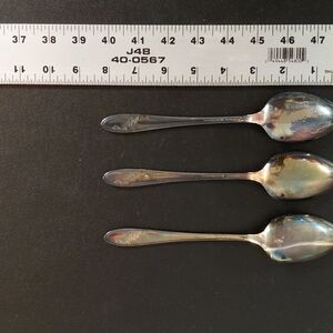 Oneida Community Tudor Plate Queen Bess II, 3 Serving Spoons